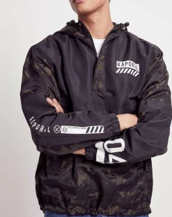 Best Kaporal 5 Coupe-vent Gast camo print noir/kaki