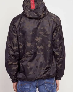 Best Kaporal 5 Coupe-vent Gast camo print noir/kaki