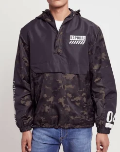 Best Kaporal 5 Coupe-vent Gast camo print noir/kaki