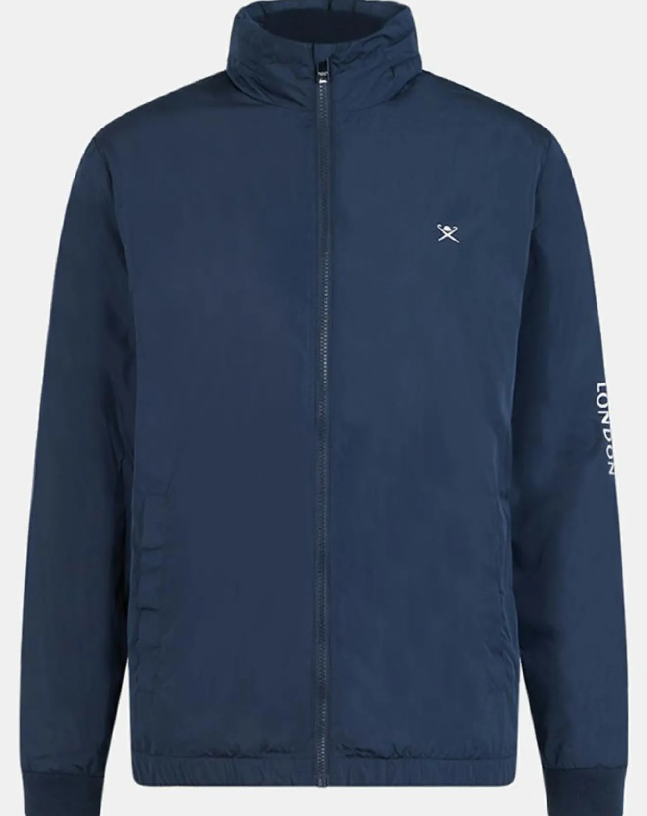 Discount Hackett London Coupe-Vent Hood Logo bleu