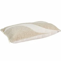 Home Deco Factory Coussin bouclette beige - 50x30 cm