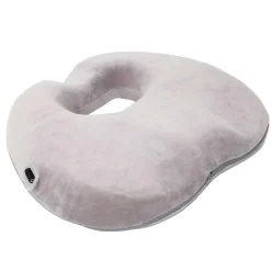 Sensly Coussin de posture massant et chauffant gris - 43x7.5x36 cm