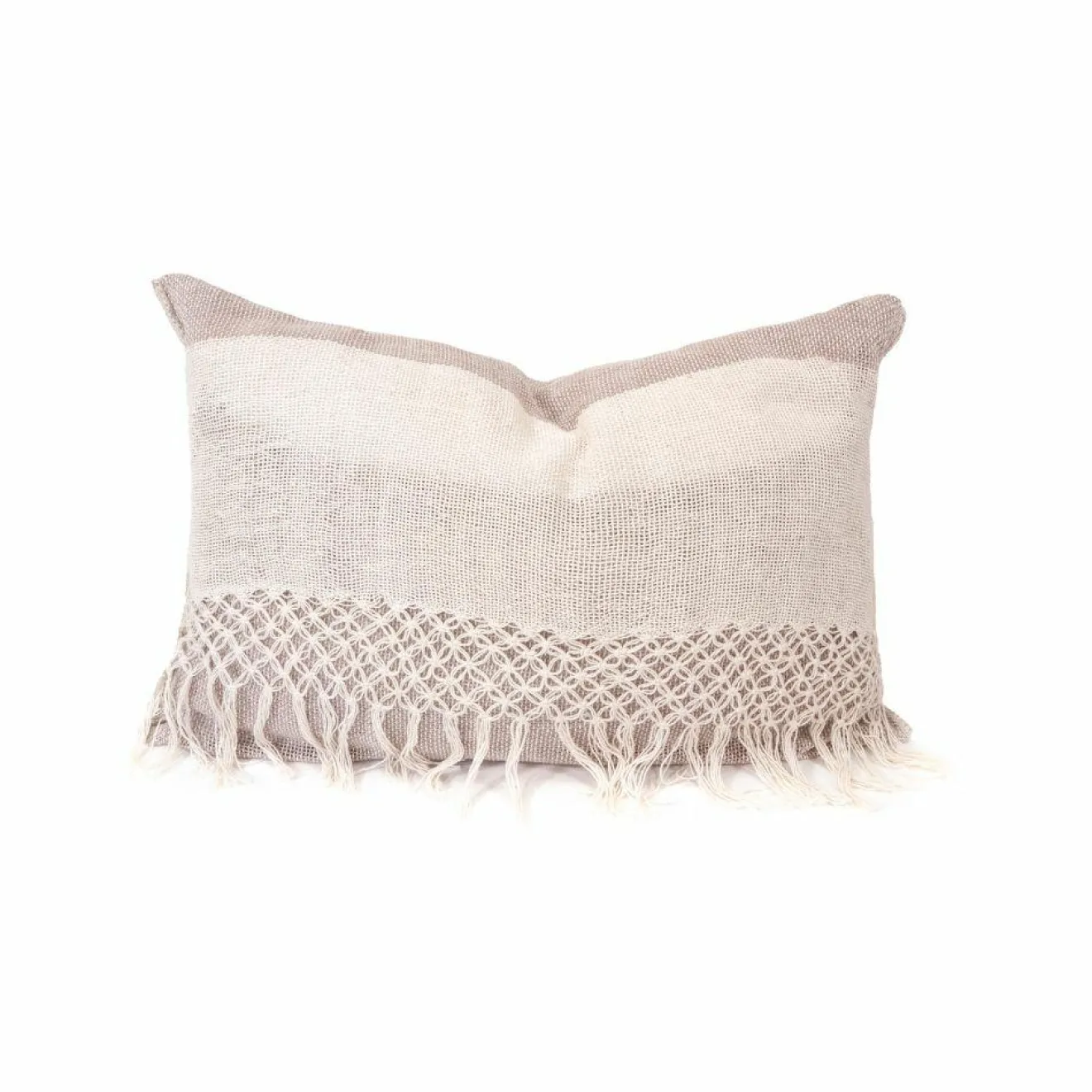 Sale Bed and Philosophy Coussin en coton sugar 30x45cm