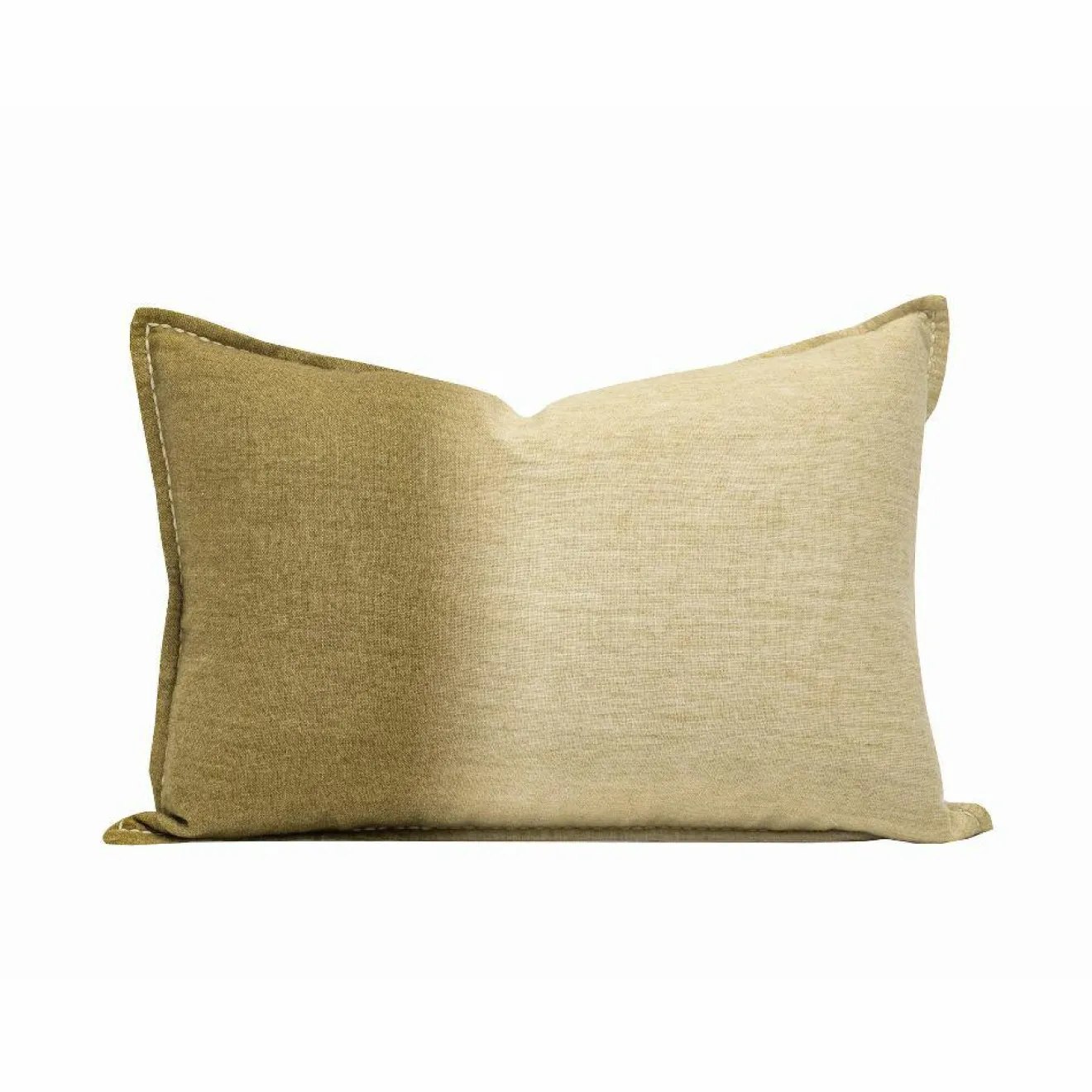 Bed and Philosophy Coussin en laine vert 40x60cm
