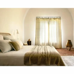 Bed and Philosophy Coussin en laine vert 40x60cm