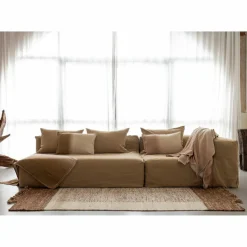 Bed and Philosophy Coussin en laine vert 40x60cm