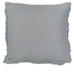 Online Bed and Philosophy Coussin frangé gris 80x80cm