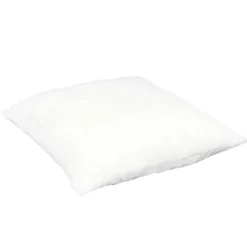 New Home Deco Factory Coussin imitation fourrure Opulence blanc - 40x40 cm