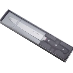 Outlet Gam'Hotel Couteau à trancher Hiro noir/rouge - 33 cm