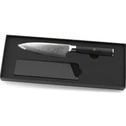 Fauchon Couteau chef Damas noir - 27 cm