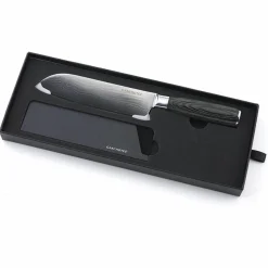 Gam'Hotel Couteau santoku Damarus noir - 29.5 cm