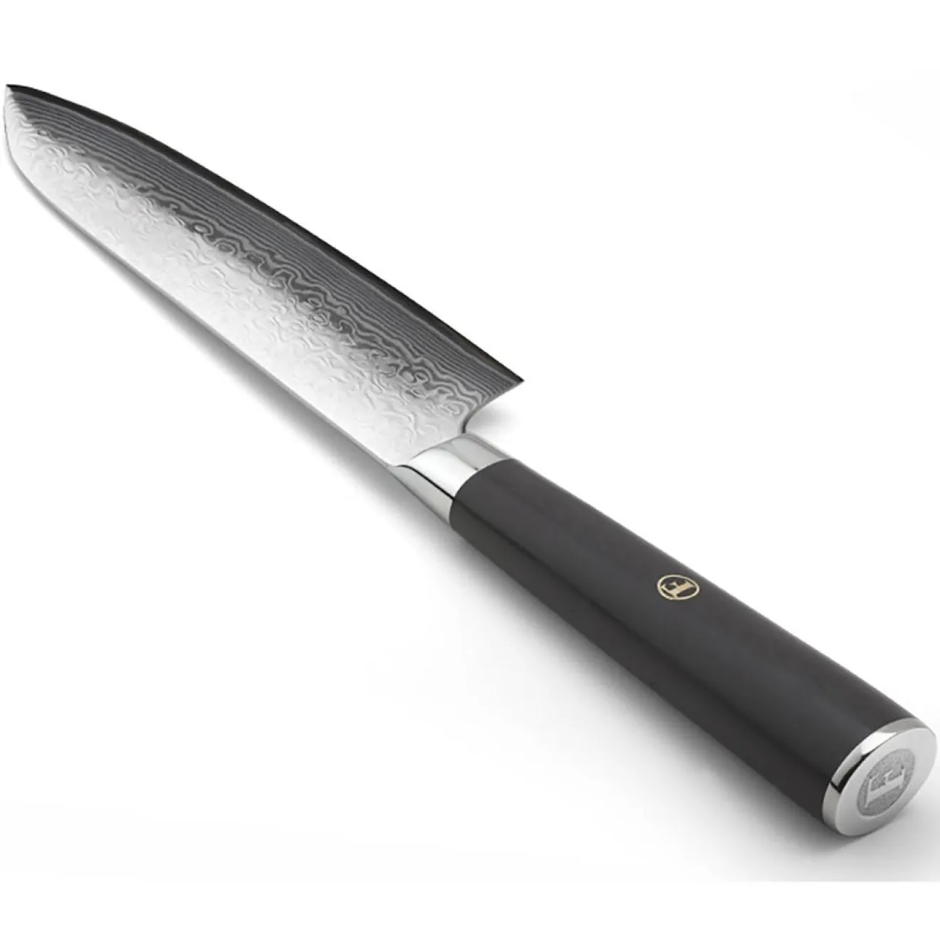 Online Fauchon Couteau santoku Damas noir - 29.5 cm