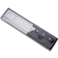 Gam'Hotel Couteau santoku Hiro noir/rouge - 25.5 cm