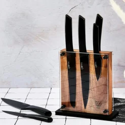 Bjorn Couteaux de cuisine Jensen - 6 pièces noir mat