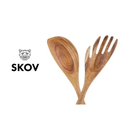 Outlet Bjorn Couverts à salade en bois d'acacia SKOV marron