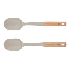 Bjorn Couverts à salade en bois et silicone GUNNAR beige/marron