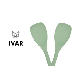 Outlet Bjorn Couverts à salade en silicone IVAR vert pâle