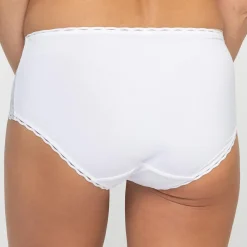 Playtex Culotte Coeur Croisé Féminin Dentelle blanche