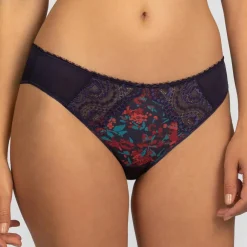 Femme Playtex Culotte Flower Elegance imprimée liberty bleue