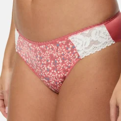 Femme Playtex Culotte Flower Elegance motif à fleurs rose