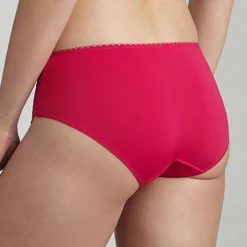 Femme Playtex Culotte midi en dentelle Flower Elegance rouge