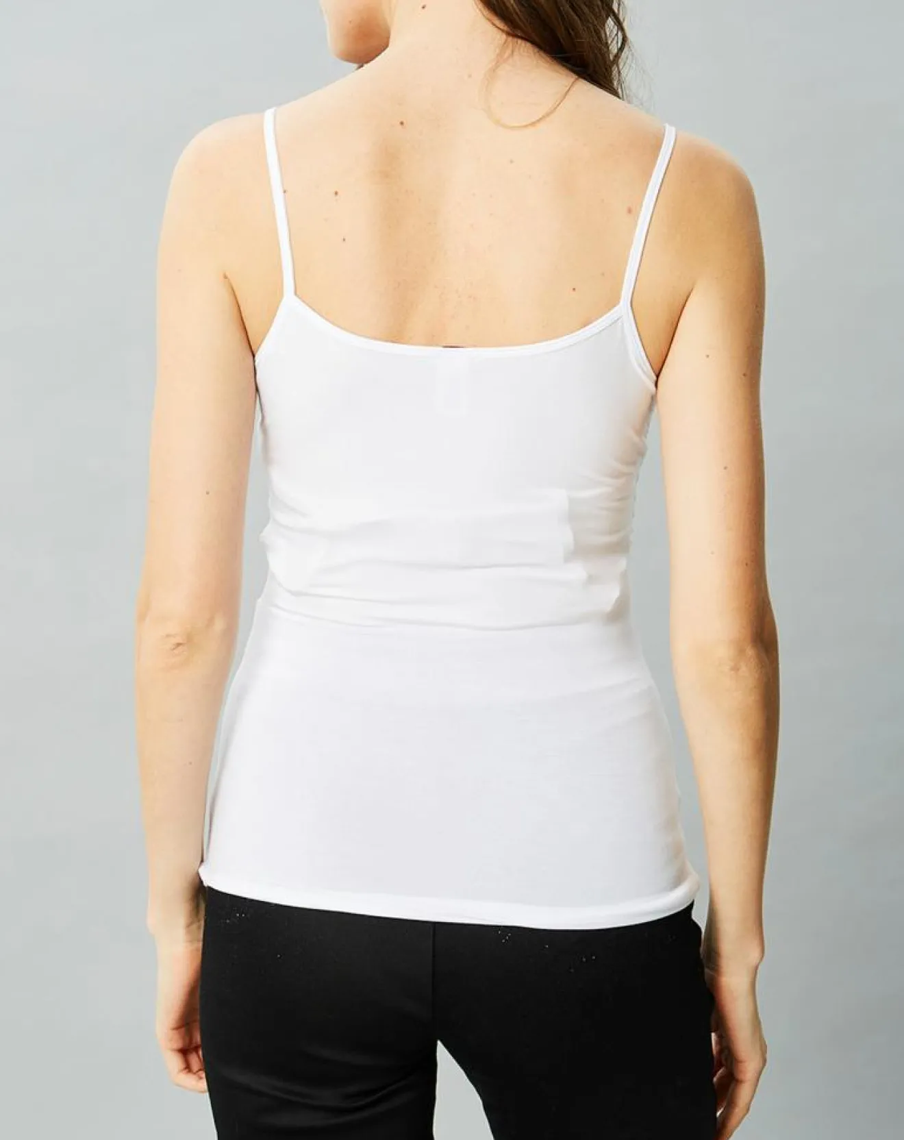 Discount Mare Débardeur Caroline en Micromodal blanc