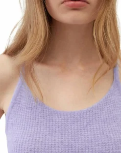 Online Marc O'Polo Débardeur en Alpaga & Laine mélangés cropped violet clair