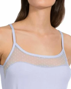 Mare Débardeur fines bretelles violet