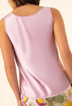 Clearance Bleu Blanc Rouge Débardeur Lys rose