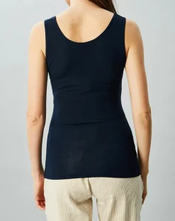 Femme Mare Débardeur Valérie en Micromodal bleu