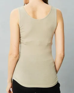 Femme Mare Débardeur Valérie en Micromodal sable
