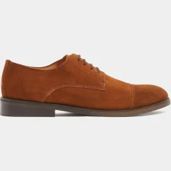 Homme Comptoir GL Derbies en Cuir camel