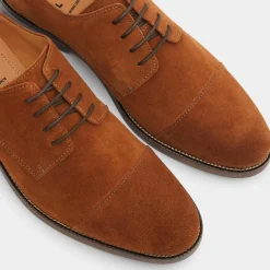 Homme Comptoir GL Derbies en Cuir camel