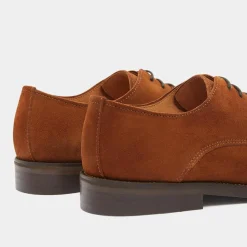 Homme Comptoir GL Derbies en Cuir camel