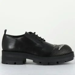 Outlet Garrice Lab Derbies en Cuir dabran sienne noires