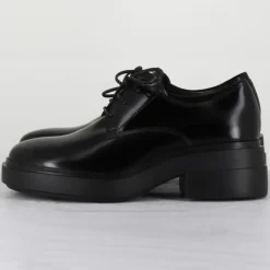 Best Vic Matie Derbies en Cuir noires - Talon 5.5 cm