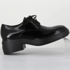 Best Vic Matie Derbies en Cuir noires - Talon 5.5 cm