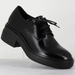 Best Vic Matie Derbies en Cuir noires - Talon 5.5 cm
