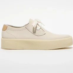 Clarks Derbies en Velours de Cuir Ashcott Cup écrues