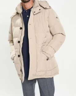 Hot Hackett London Doudoune 3/4 beige