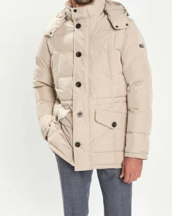 Hot Hackett London Doudoune 3/4 beige
