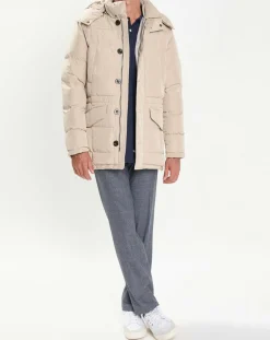 Hot Hackett London Doudoune 3/4 beige