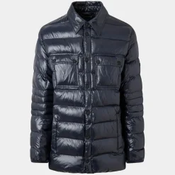 Homme Hackett London Doudoune Aston Martin Racing Shiny bleue