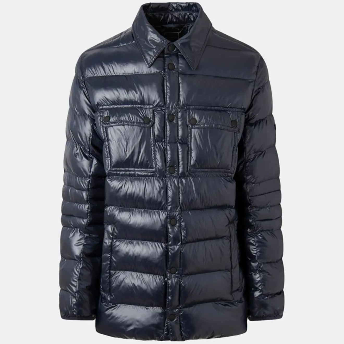 Homme Hackett London Doudoune Aston Martin Racing Shiny bleue