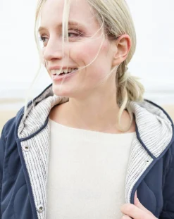 Femme Caroll Doudoune Bali bleu marine