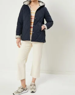 Femme Caroll Doudoune Bali bleu marine