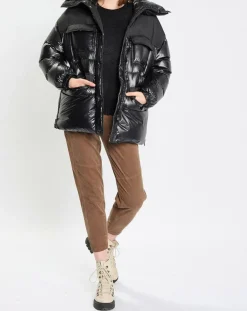 Femme Marc O'Polo Doudoune bimatière Colh noire