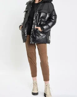 Femme Marc O'Polo Doudoune bimatière Colh noire