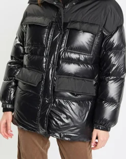 Femme Marc O'Polo Doudoune bimatière Colh noire