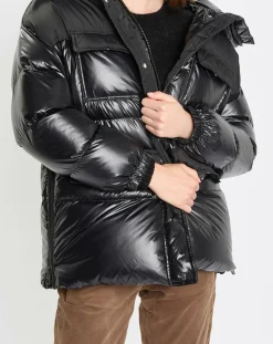 Femme Marc O'Polo Doudoune bimatière Colh noire